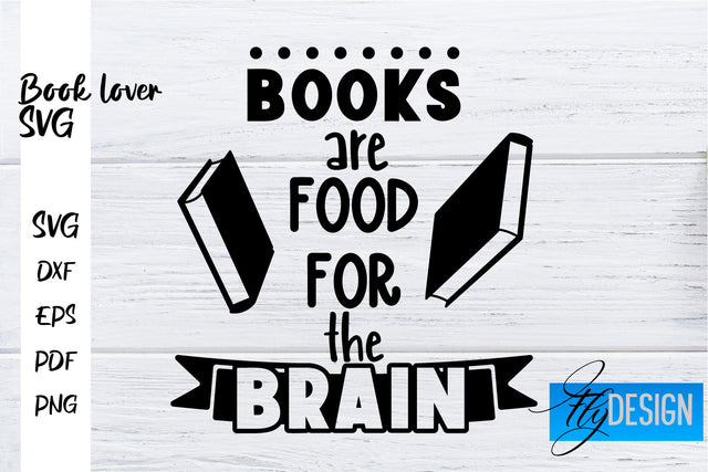 Book Lover SVG | Book Lover Quotes SVG | Reading SVG Design SVG Fly Design 