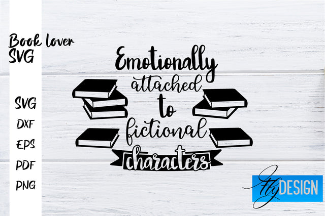 Book Lover SVG | Book Lover Quotes SVG | Reading SVG Design SVG Fly Design 