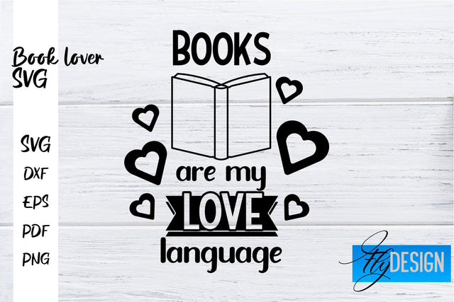 Book Lover SVG | Book Lover Quotes SVG | Reading SVG Design SVG Fly Design 