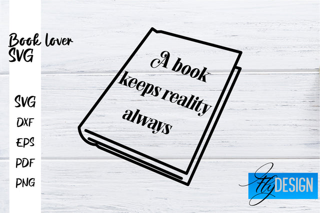 Book Lover SVG | Book Lover Quotes SVG | Reading SVG Design SVG Fly Design 