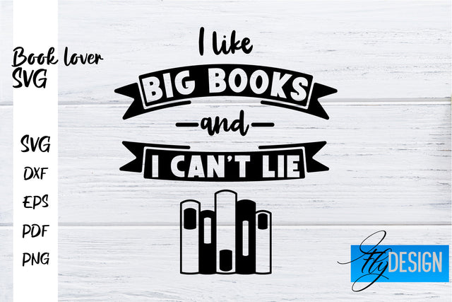 Book Lover SVG | Book Lover Quotes SVG | Reading SVG Design SVG Fly Design 
