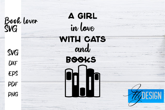 Book Lover SVG | Book Lover Quotes SVG | Reading SVG Design SVG Fly Design 
