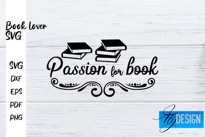 Book Lover SVG | Book Lover Quotes SVG | Reading SVG Design SVG Fly Design 