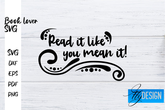 Book Lover SVG | Book Lover Quotes SVG | Reading SVG Design SVG Fly Design 