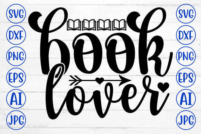 Book Lover SVG Cut File SVG Syaman 