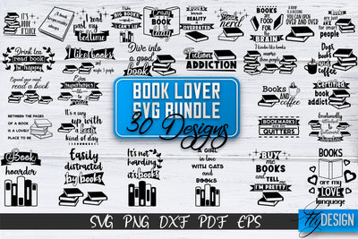Book Lover SVG | Funny Quotes SVG | Reading SVG Bundle SVG Fly Design 