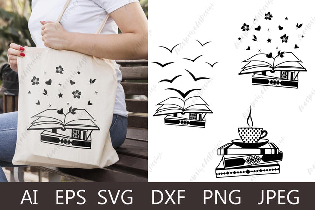 Book lover svg, Reading svg, Open book svg, Teacher svg SVG AnastasiyaArtDesign 