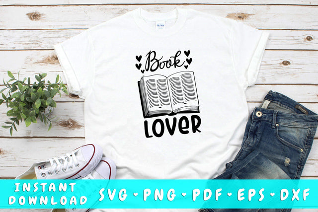 Book Lover SVG SVG HappyDesignStudio 