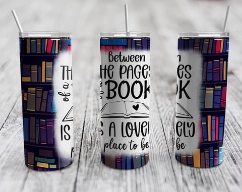 Book Lover Tumbler Wraps Bundle, 20 Oz Skinny Tumbler Reading Sublimation Designs, Book Lover Tumbler Sublimation PNG, 10 Designs Sublimation HappyDesignStudio 