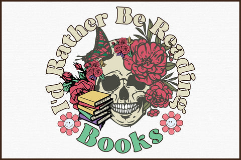 Book Lovers flower's Sublimation Bundle Sublimation designartist 