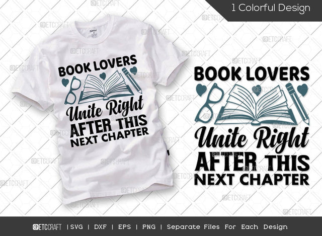 Book Lovers Unite Right After This Next Chapter SVG Cut File | Bookworm Svg | Reader Svg | Librarian Svg | Bibliophile Svg | Book Lover Svg | Reading Quote Svg SVG ETC Craft 