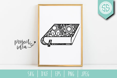 Book Mandala Zentangle Mini Bundle - Set of 5 SVG SavoringSurprises 