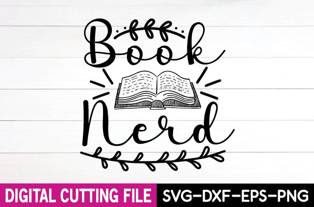 book nerd SVG md faruk hossain 