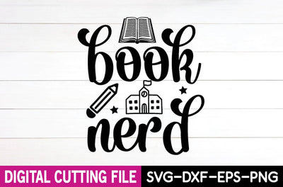 book nerd SVG md faruk hossain 