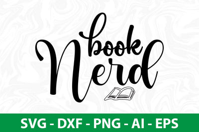 Book Nerd SVG SVG nirmal108roy 