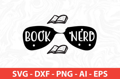 Book Nerd svg SVG nirmal108roy 