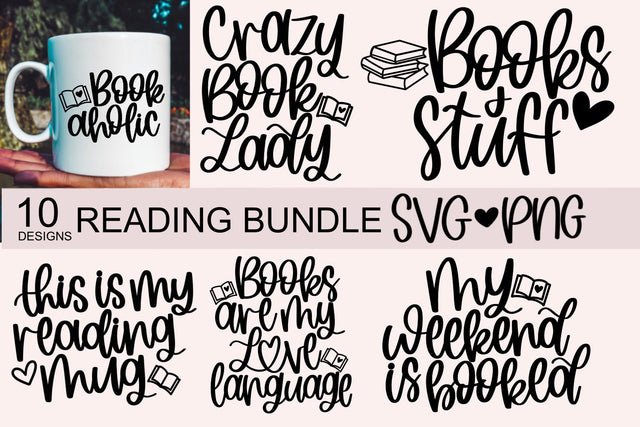 Book quote svg bundle SVG AnitaAlyiaLettering 