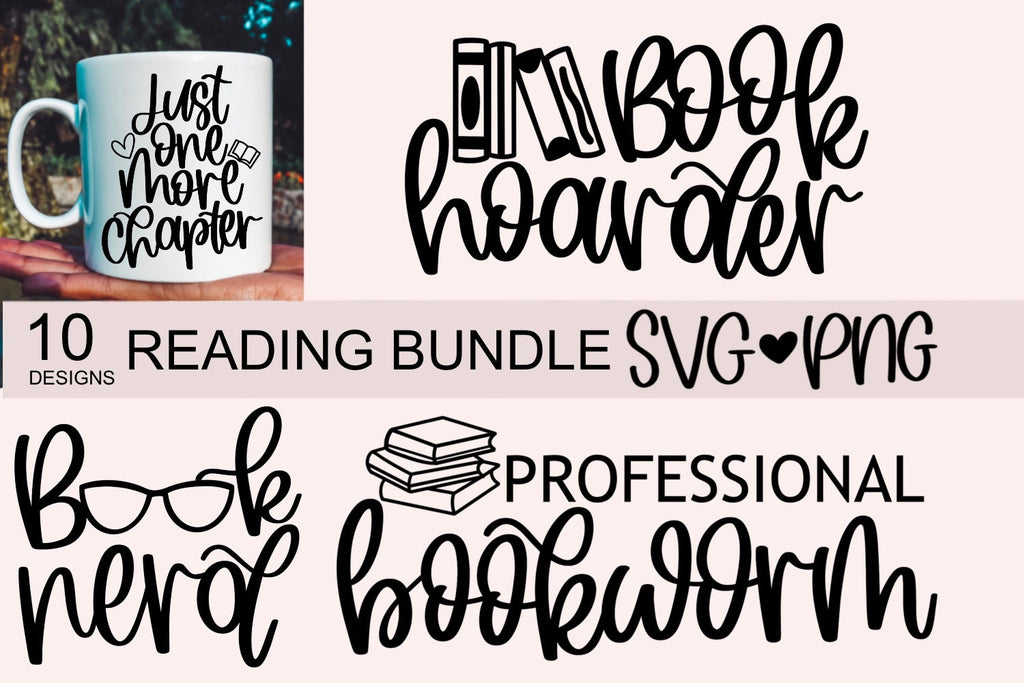 Book quote svg bundle - So Fontsy