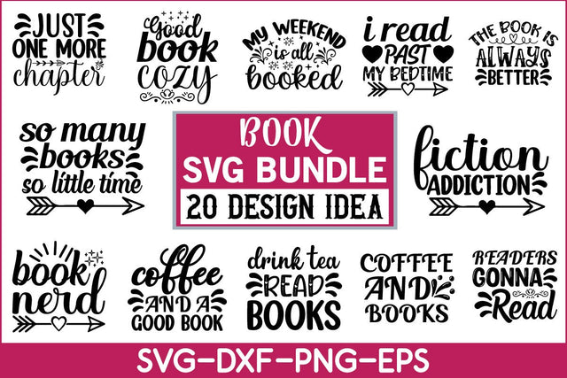 Book Svg Bundle SVG md faruk hossain 