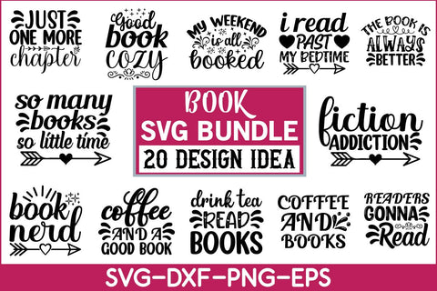 Book Svg Bundle SVG md faruk hossain 