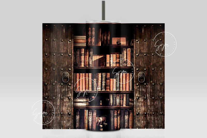 Book Tumbler, Book Lover Tumbler Wrap, 20 oz Skinny Tumbler Sublimation ...