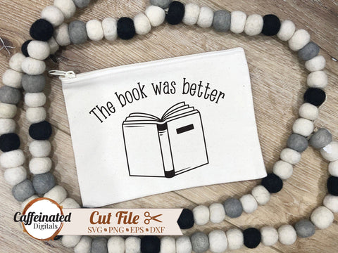 Bookish Mini Set SVG Caffeinated SVGs 