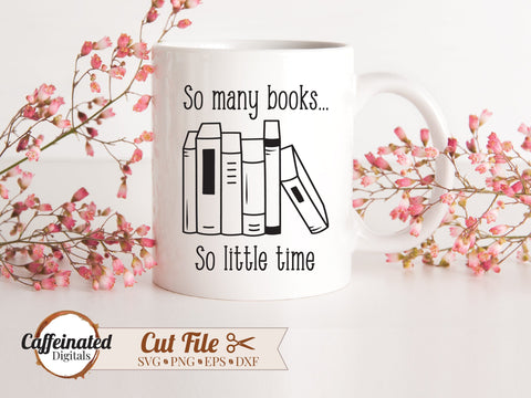Bookish Mini Set SVG Caffeinated SVGs 