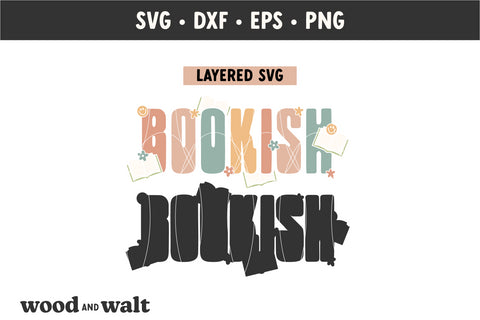 Bookish SVG | Retro Book Lover PNG | Book Club Design SVG Wood And Walt 