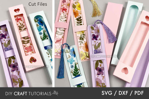 Bookmark Box SVG SVG DIY Craft Tutorials 