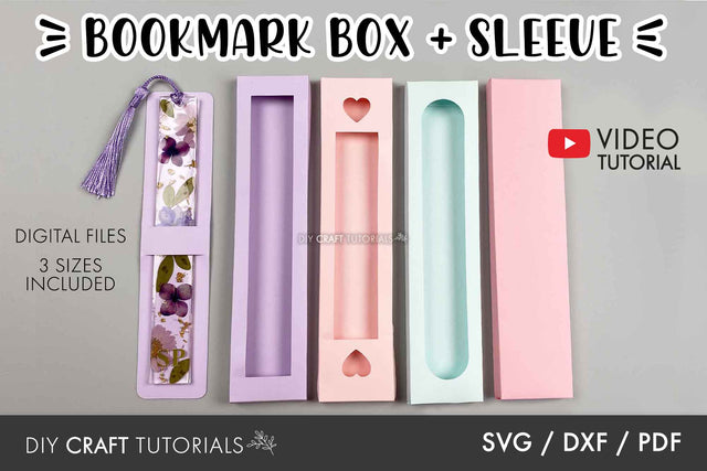 Bookmark Box SVG SVG DIY Craft Tutorials 