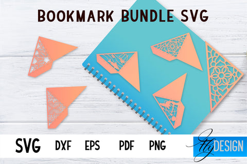 Bookmark Corner SVG Bundle |Bookmark SVG SVG Fly Design 