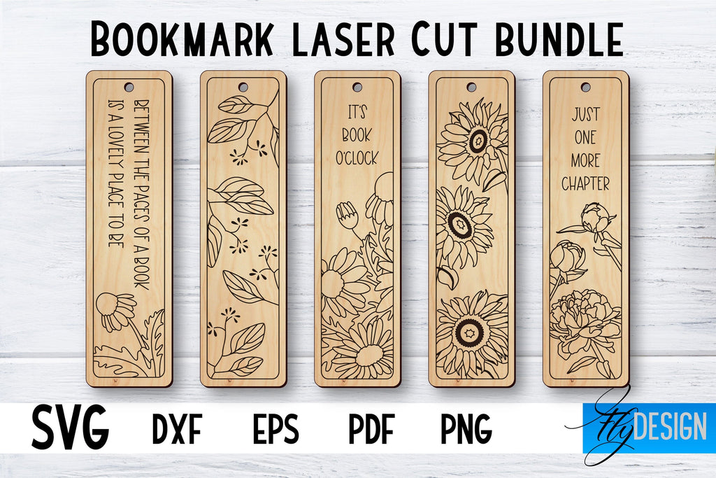 Bookmark Svg Pattern Bookmark Laser Cut SVG | Bookmark SVG Design | CNC Files - So Fontsy