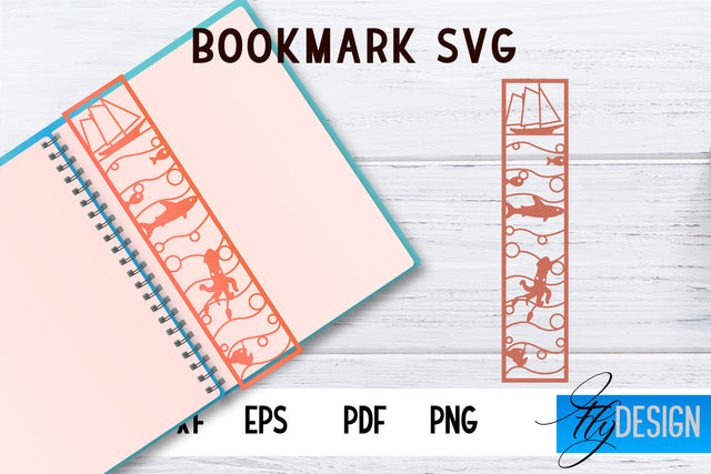 Bookmark SVG | Book Corner SVG | Book Lover SVG Fly Design 