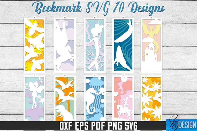 Bookmark SVG | Bookmark Corner SVG | Book Lover SVG Fly Design 