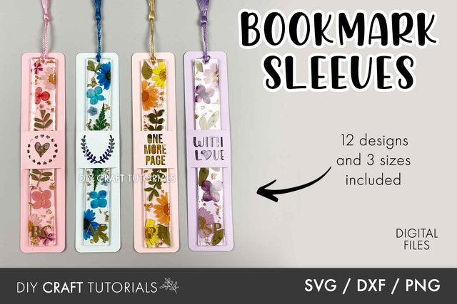 Bookmark SVG - Bookmark Sleeve svg SVG DIY Craft Tutorials 