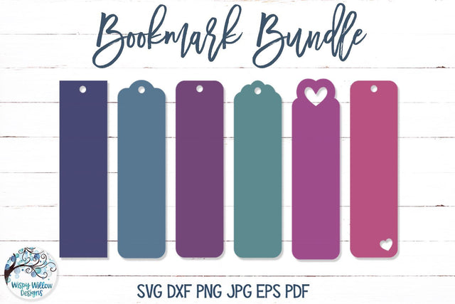 Bookmark SVG Bundle SVG Wispy Willow Designs 