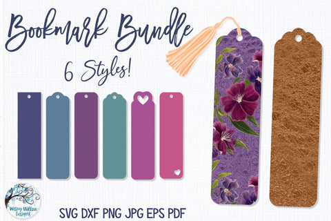 Bookmark SVG Bundle SVG Wispy Willow Designs 