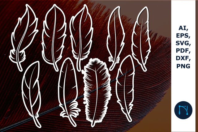 Bookmarks feathers Laser-cut svg bundle SVG MD JOYNAL ABDIN 