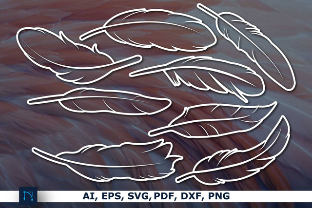 Bookmarks feathers Laser-cut svg bundle SVG MD JOYNAL ABDIN 