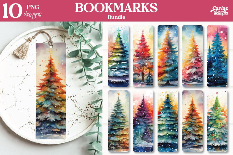 Bookmarks Sublimation Bundle | Christmas Bookmarks Sublimation Carla C Designs 
