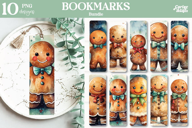 Bookmarks Sublimation Bundle | Christmas Bookmarks Sublimation Carla C Designs 
