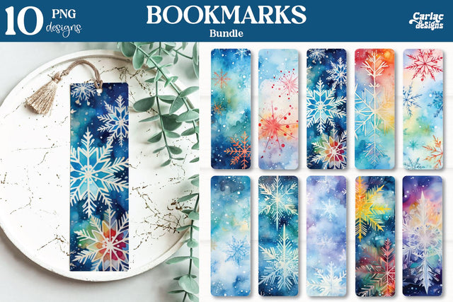 Bookmarks Sublimation Bundle | Christmas Bookmarks Sublimation Carla C Designs 
