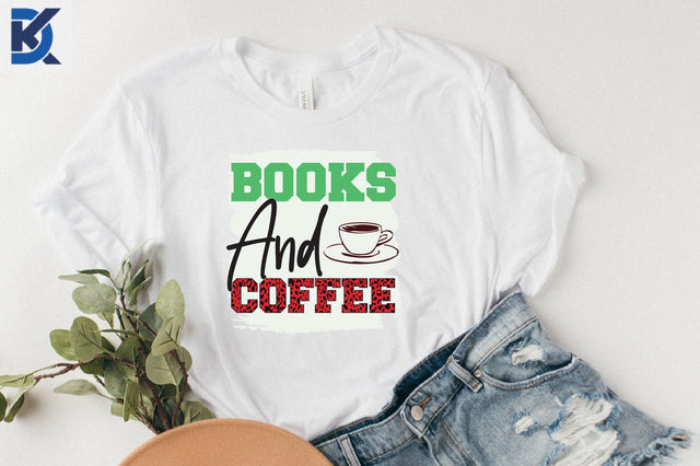 Books and Coffee - Back to School PNG Sublimation SVGista 