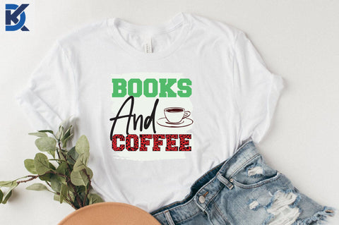 Books and Coffee - Back to School PNG Sublimation SVGista 