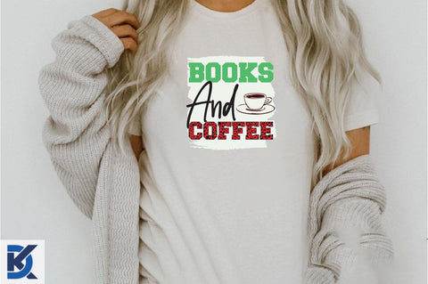 Books and Coffee - Back to School PNG Sublimation SVGista 