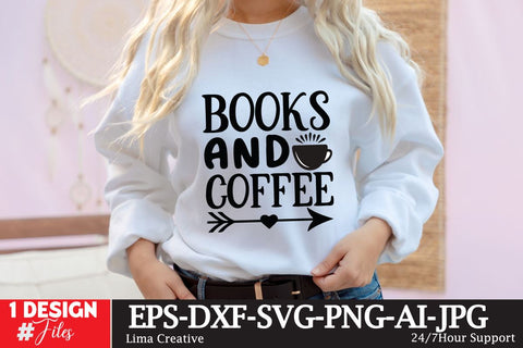 Books And Coffee SVG Cute File SVG Insomnia Std 