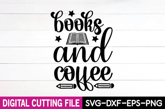 books and coffee SVG md faruk hossain 