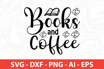 Books and Coffee svg SVG nirmal108roy 