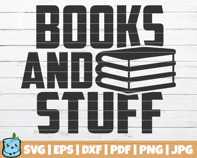 Books And Stuff SVG MintyMarshmallows 