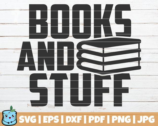 Books And Stuff SVG MintyMarshmallows 